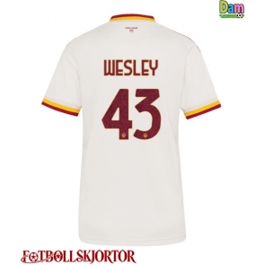 AS Roma Wesley Franca #43 Bortatröja Dam 2026-27 Kortärmad